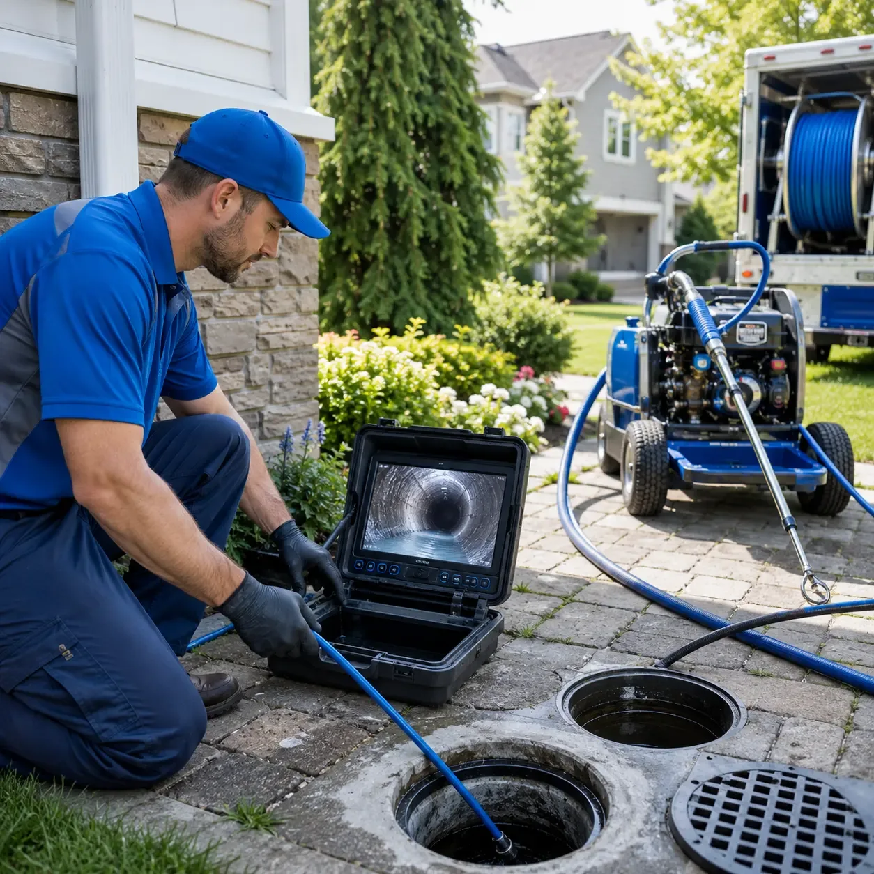 Outdoor drain cleaning professionals serving Mcfaddin, TX
