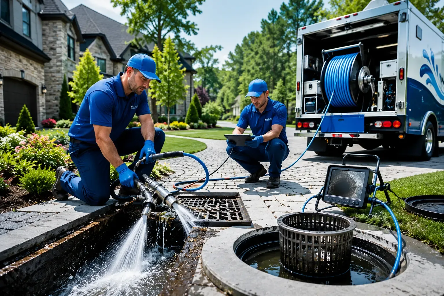 Local outdoor drain cleaning professionals in Mcfaddin, TX